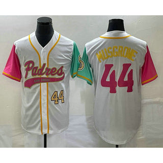 San Diego Padres #44 Joe Musgrove Number White JEROMEN NEW 2023 City Connect Cool Base Stitched Jersey