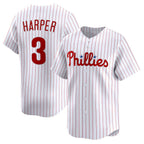Philadelphia Phillies #3 Bryce Harper White JEROMEN Home Limited Player Jersey