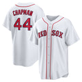 Boston Red Sox #44 Aroldis Chapman White JEROMEN Home Replica Jersey