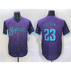 Arizona Diamondbacks #23 Zac Gallen Purple JEROMEN 2025 City Connect Limited Stitched Jersey