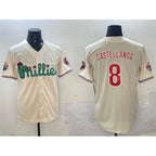 Philadelphia Phillies #8 Nick Castellanos Cream JEROMEN Phanatic Limited Stitched Jersey