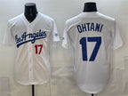Los Angeles Dodgers #17 Shohei Ohtani White JEROMEN Alternate Stadium Stitched Jersey