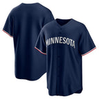 Minnesota Twins Navy JEROMEN Alternate Replica Team Logo Jersey