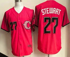 Cincinnati Reds #27 Sal Stewart Red JEROMEN 2026 City Connect Stadium Jersey