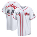 Cincinnati Reds #44 Elly De La Cruz USA 250 Fourth of July Home Stadium Jersey - White JEROMEN