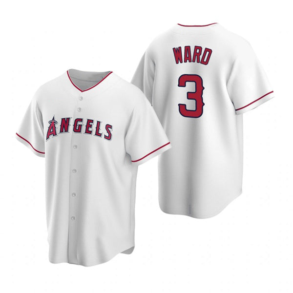 Los Angeles Angels #3 Waylor Ward White JEROMEN Cool Base Stitched Jersey