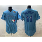 Toronto Blue Jays #11 Bo Bichette Blue JEROMEN 2025 World Series Flex Base Stitched Jersey