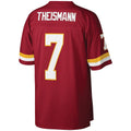 W.Football Team #7 Joe Theismann Mitchell & Ness Burgundy JEROMEN Legacy Replica Jersey