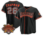 San Francisco Giants #26 Matt Chapman Black JEROMEN 2026 Alternate Stadium Stitched Jersey
