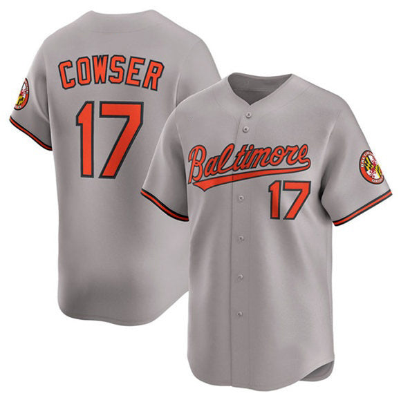 Baltimore Orioles #17 Colton Cowser Gray JEROMEN 2025 Limited Stitched Jersey