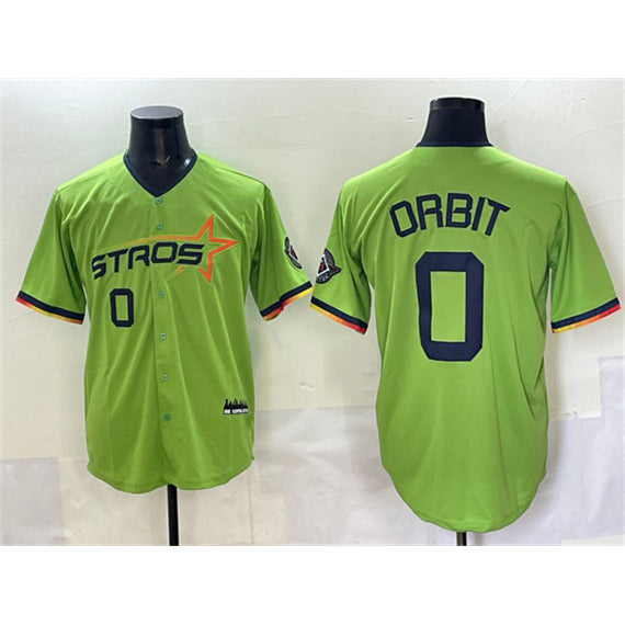 Houston Astros #0 Orbit Green JEROMEN 2025 City Connect Limited Stitched Jersey
