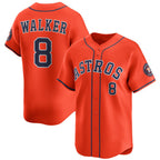 Houston Astros #8 Christian Walker Orange JEROMEN 2025 Alternate Limited Stitched Jersey