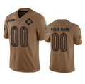 Custom W.Commanders Active Player 2023 Brown JEROMEN Salute To Setvice Limited Stitched Jersey