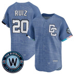 Washington Nationals #20 Keibert Ruiz Blue JEROMEN 2025 City Connect Limited Stitched Jersey