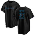 Miami Marlins #23 Max Meyer Black JEROMEN Cool Base Stitched Jersey
