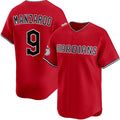 Cleveland Guardians #9 Kyle Manzardo Red JEROMEN Alternate Limited Stitched Jersey