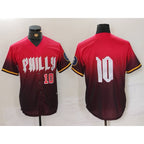 Philadelphia Phillies #10 JT Realmuto Red JEROMEN 2024 City Connect Limited Stitched Jerseys