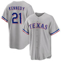 Texas Rangers #21 Ian Kennedy Gray JEROMEN Cool Base Stitched Jersey
