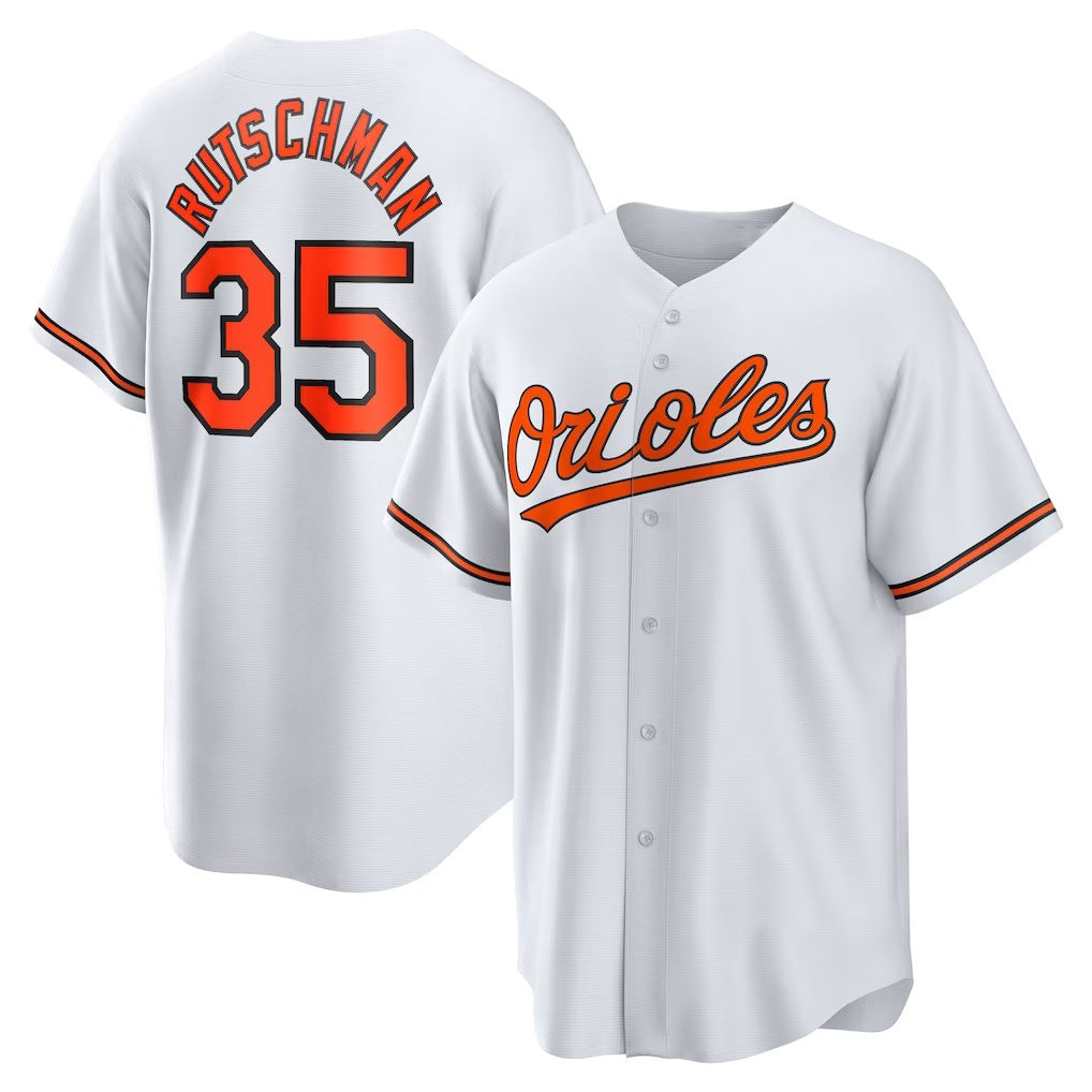 Baltimore Orioles #35 Adley Rutschman White JEROMEN Replica Player Jersey
