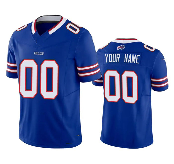 Custom B.Bills Active Player Blue JEROMEN 2023 F.U.S.E. Vapor Untouchable Limited Stitched Jersey