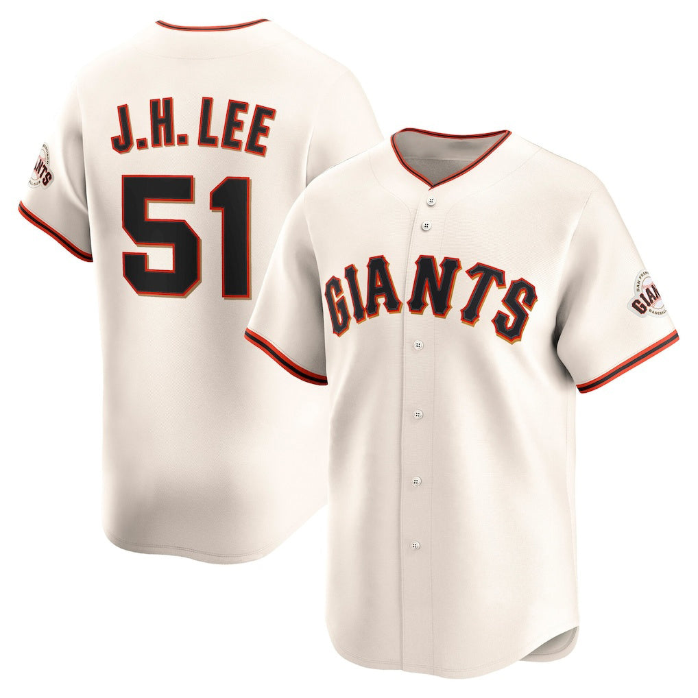San Francisco Giants #51 Jung Hoo Lee Cream JEROMEN Home Limited Player Jersey