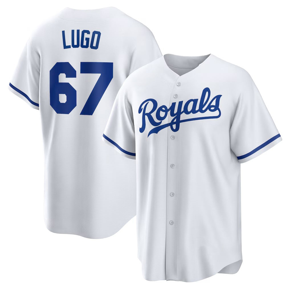 Kansas City Royals #67 Seth Lugo White JEROMEN Home Replica Jersey
