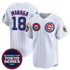 Chicago Cubs #18 Sh¨­ta Imanaga White JEROMEN 2025 Tokyo Series Limited Stitched Jersey