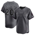 New York Mets #20 Pete Alonso Graphite JEROMEN 2024 City Connect Limited Player Jersey