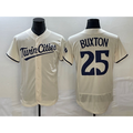 Minnesota Twins #25 Byron Buxton 2023 Cream JEROMEN Flex Base Stitched Jersey