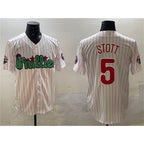 Philadelphia Phillies #5 Bryson Stott White JEROMEN Phanatic Cool Base Stitched Jersey