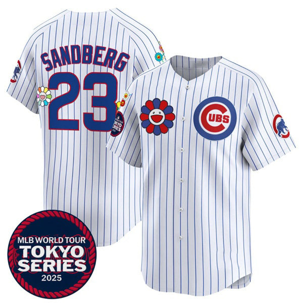 Chicago Cubs #23 Ryne Sandberg White JEROMEN 2025 Tokyo Series Limited Stitched Jersey