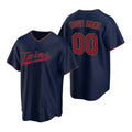 Custom Minnesota Twins Navy JEROMEN 2020 Stitched Cool Base Jersey