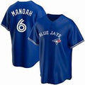 Toronto Blue Jays #6 Alek Manoah Blue JEROMEN Stitched Cool Base Jersey