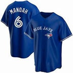 Toronto Blue Jays #6 Alek Manoah Blue JEROMEN Stitched Cool Base Jersey