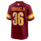 W.Commanders #36 Chris Rodriguez Jr. Burgundy JEROMEN Team Game Jersey