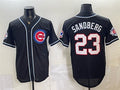 Chicago Cubs #23 Ryne Sandberg 150th Anniversary Black JEROMEN Out Style Vapor Premier Limited Stitched Jersey