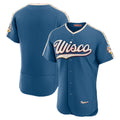 Milwaukee Brewers Mineral Blue JEROMEN 2026 City Connect Authentic Jersey