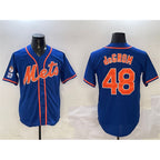 New York Mets #48 Jacob DeGrom Royal JEROMEN 2025 Spring Training Cool Base Stitched Jersey