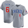 Chicago Cubs #6 Matt Shaw Grey JEROMEN Limited Stitched Jersey