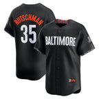 Baltimore Orioles #35 Adley Rutschman Black JEROMEN City Connect Limited Player Jersey