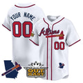 Custom Atlanta Braves Atliens Vapor Premier Limited Jersey V2 ¨C White JEROMEN