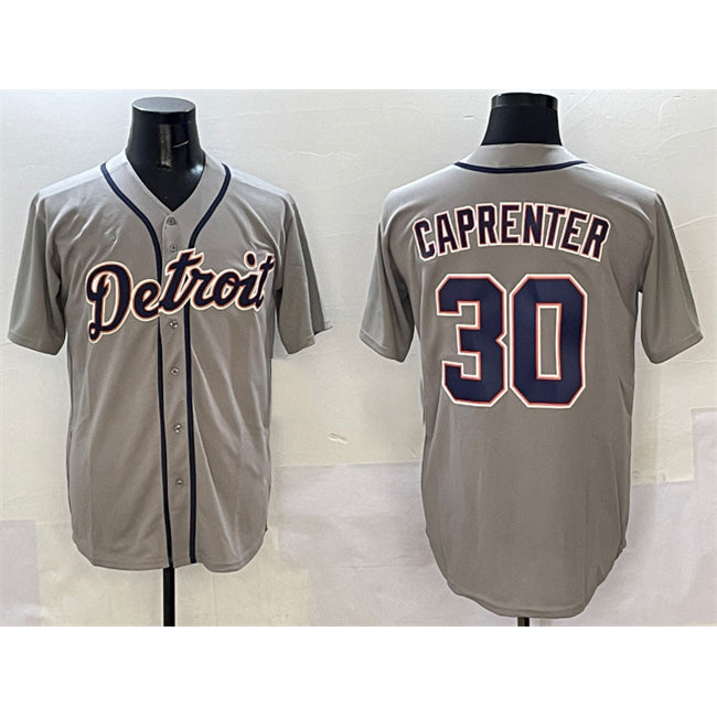 Detroit Tigers #30 Kerry Carpenter Grey JEROMEN Cool Base Stitched Jersey