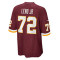 W.Football Team #72 Charles Leno Jr. Burgundy JEROMEN Game Jersey