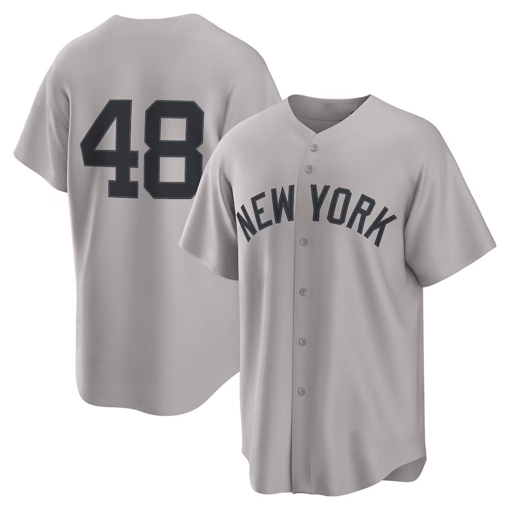 New York Yankees #48 Paul Goldschmidt Gray JEROMEN Road Replica Jersey