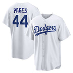 Los Angeles Dodgers #44 Andy Pages White JEROMEN Home Replica Jersey