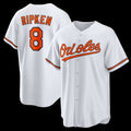 Baltimore Orioles #8 Cal Ripken Jr. White JEROMEN Home Retired Player Replica Jersey