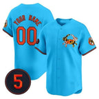 Custom Baltimore Orioles Robinson Patch Vapor Premier Limited Jersey V3 ¨C Blue JEROMEN