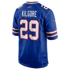 B.Bills #29 Jalon Kilgore Royal JEROMEN Team Game Jersey