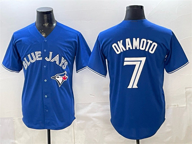 Toronto Blue Jays #7 Kazuma Okamoto Royal JEROMEN 2026 Cool Base Stitched Jersey