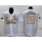 St. Louis Cardinals #28 Nolan Arenado White JEROMEN 2022 All Star Stitched Cool Base Jersey